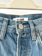 Re/Done Blue Denim '70s Stove Pipe Straight Jeans