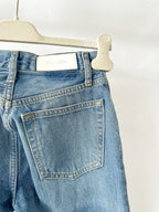 Re/Done Blue Denim '70s Stove Pipe Straight Jeans