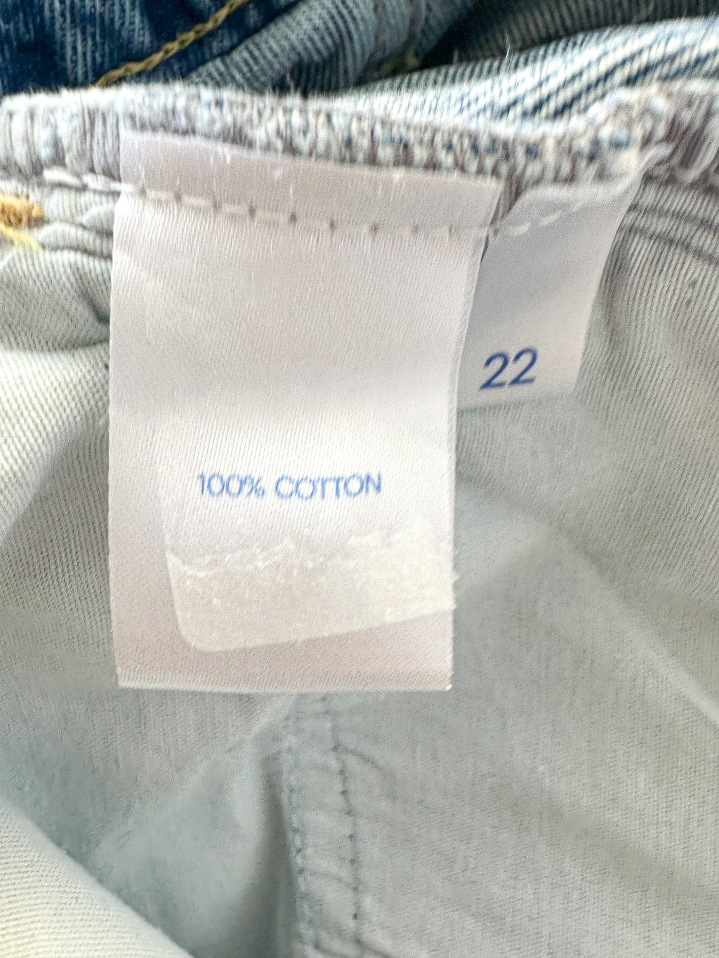 Raey Find Straight Leg Blue Jeans