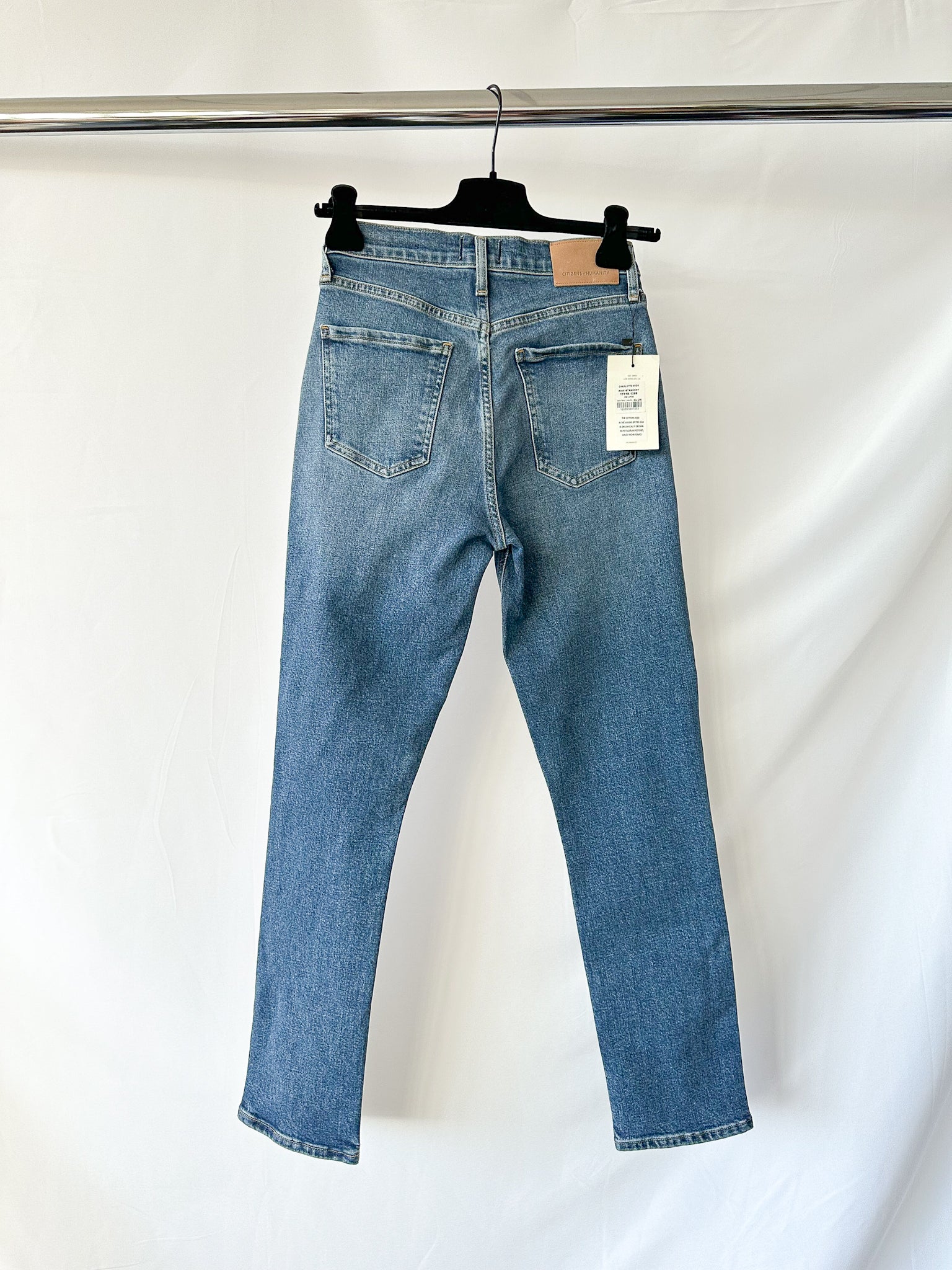 Citizens Of Humanity Charlotte High Rise Straight Blue Jeans