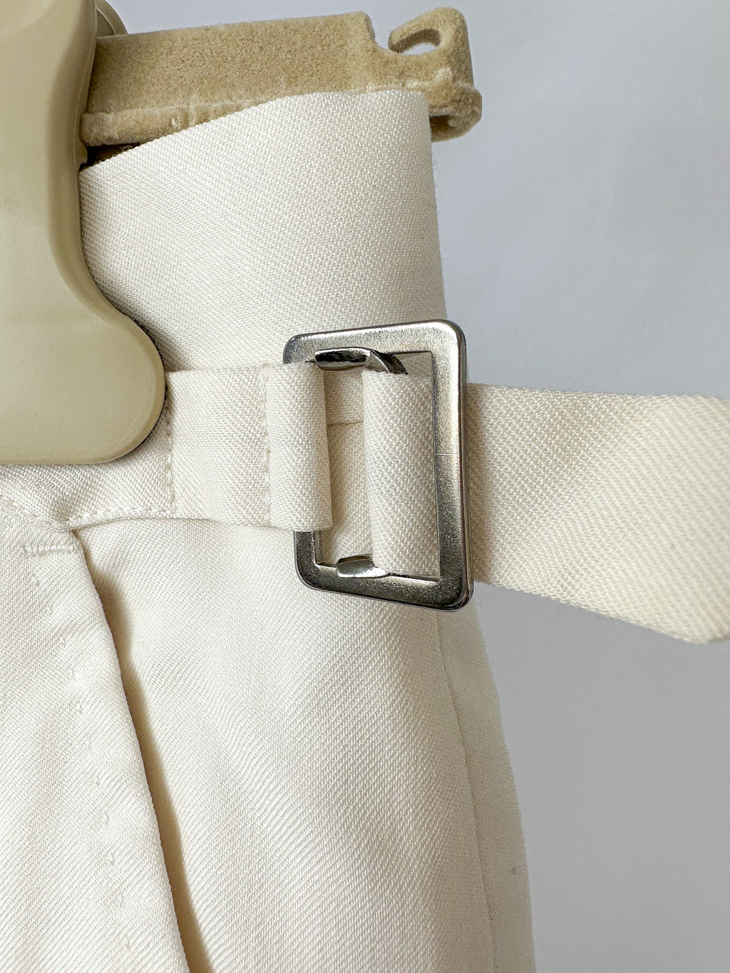 Husbands Ecru Wool Trousers Pants