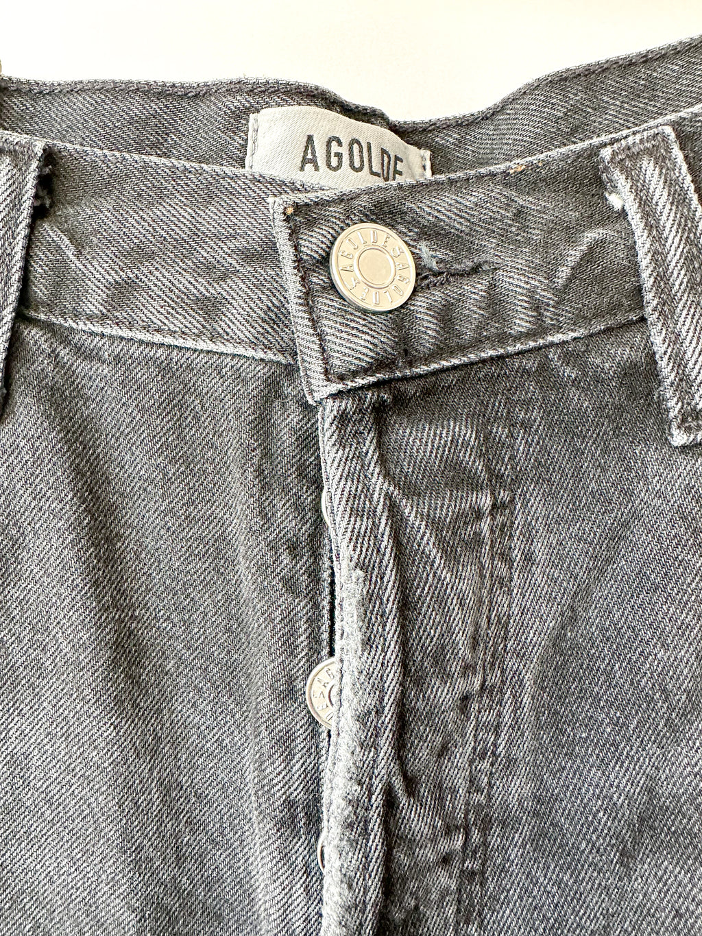 Agolde Black Skate Black Shorts