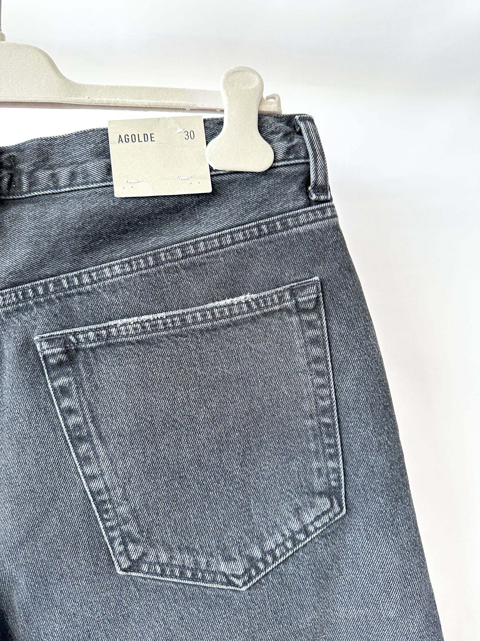 Agolde Schwarze Skate-Shorts