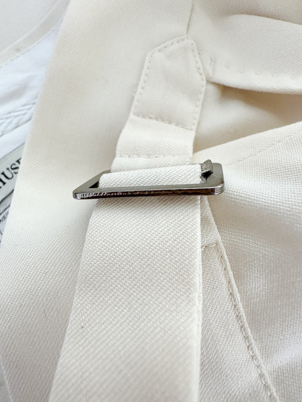 Husbands Ecru Wool Trousers Pants