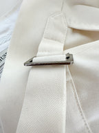 Husbands Ecru Wool Trousers Pants