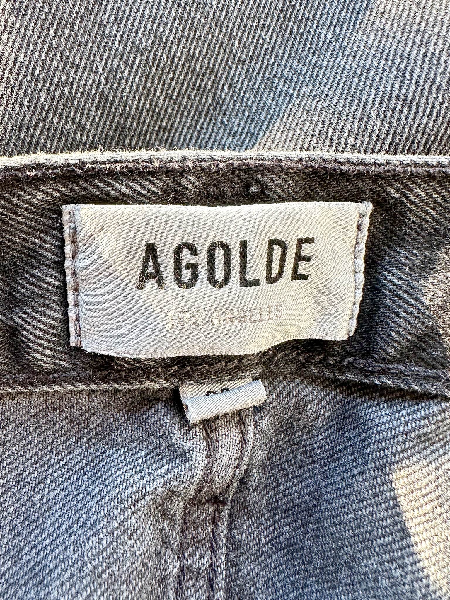 Agolde Black Skate Black Shorts