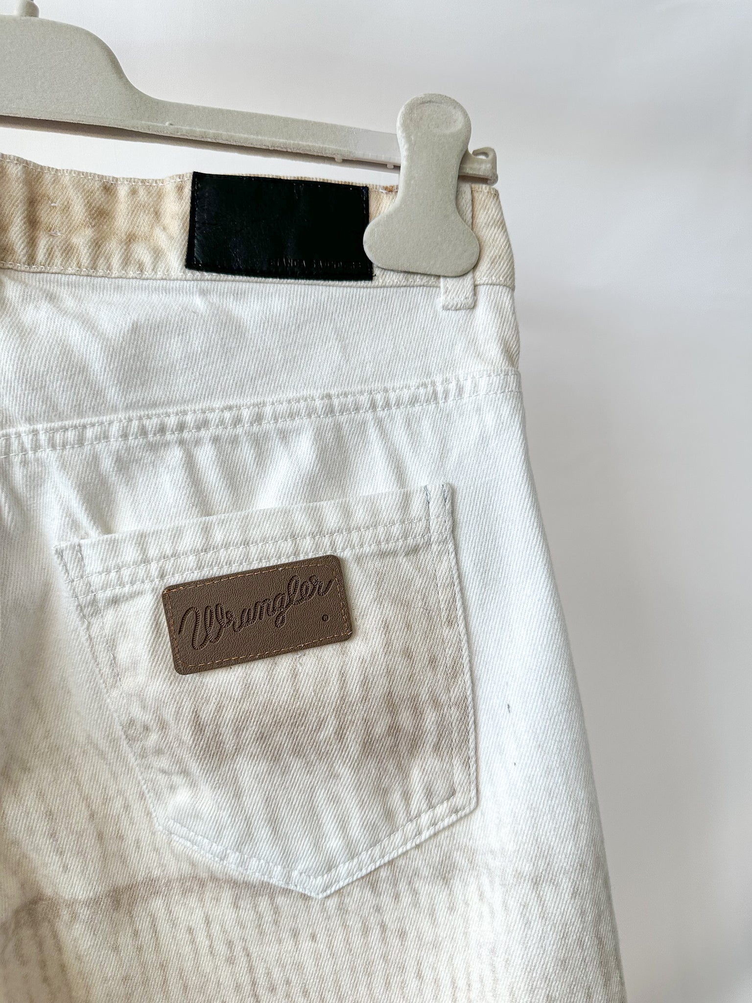 Bianca Saunders Beige Wrangler Edition Knit Where Jeans