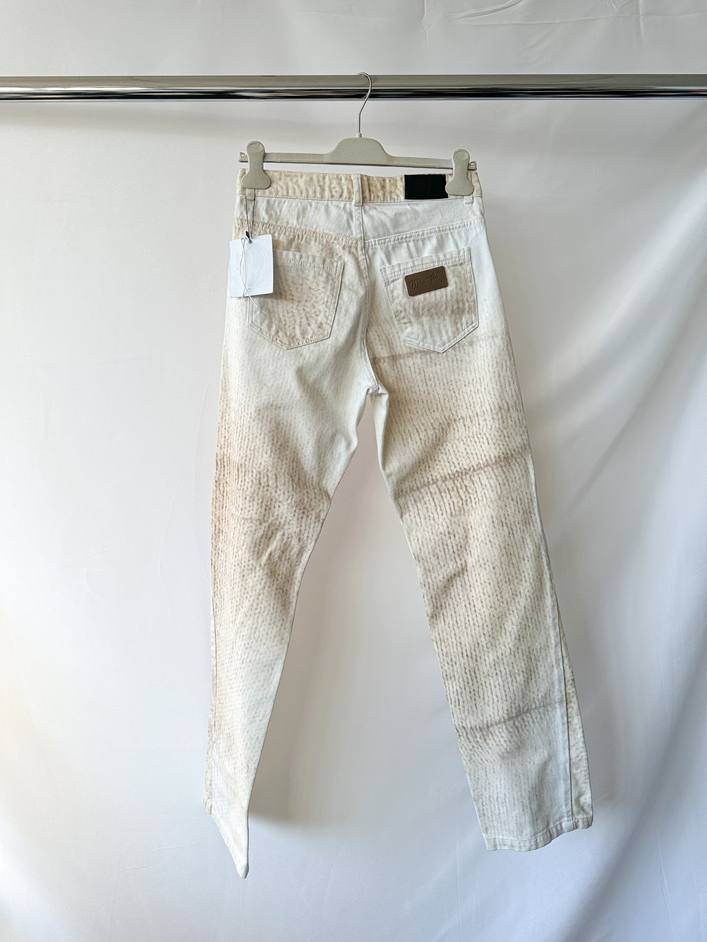 Bianca Saunders Beige Wrangler Edition Knit Where Jeans