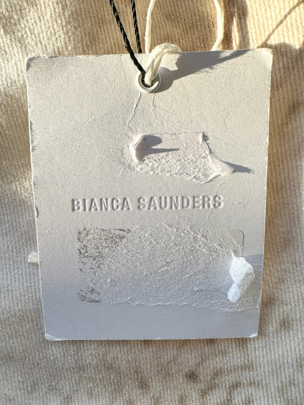 Bianca Saunders Beige Wrangler Edition Knit Where Jeans