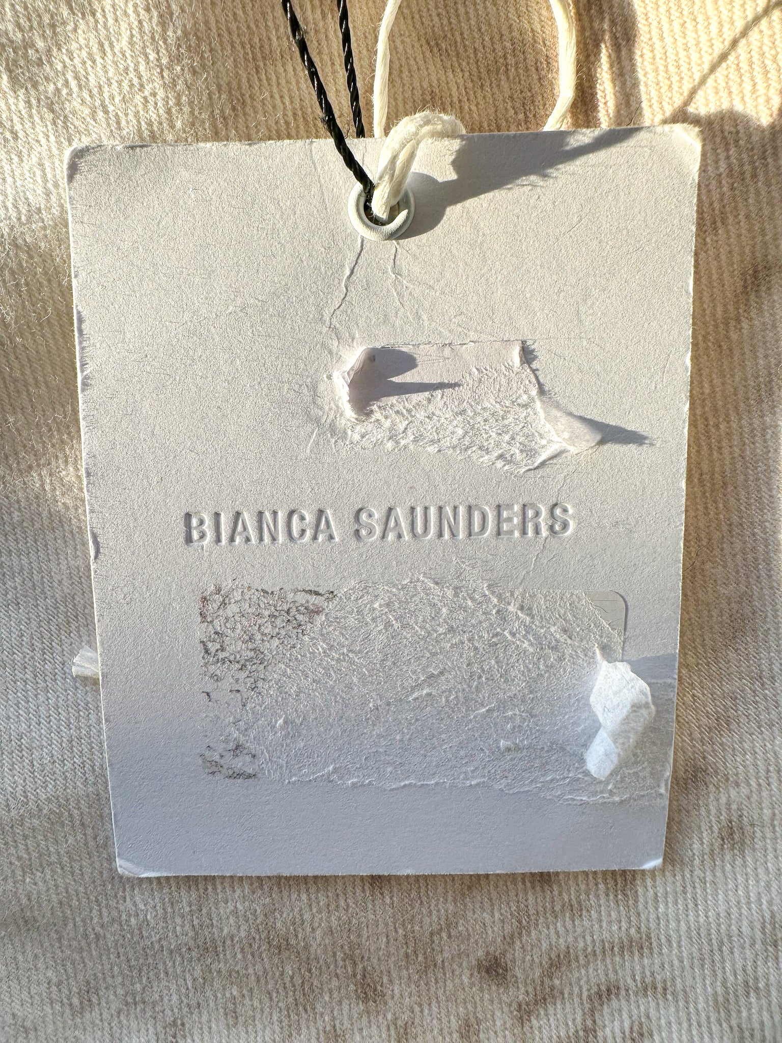 Bianca Saunders Beige Wrangler Edition Knit Where Jeans