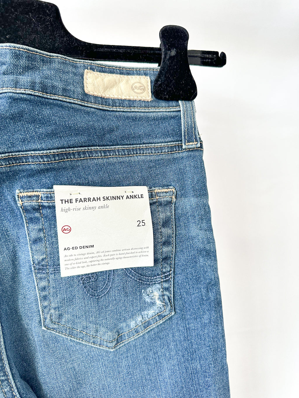 AG Jeans Farrah Skinny Ankle Jeans