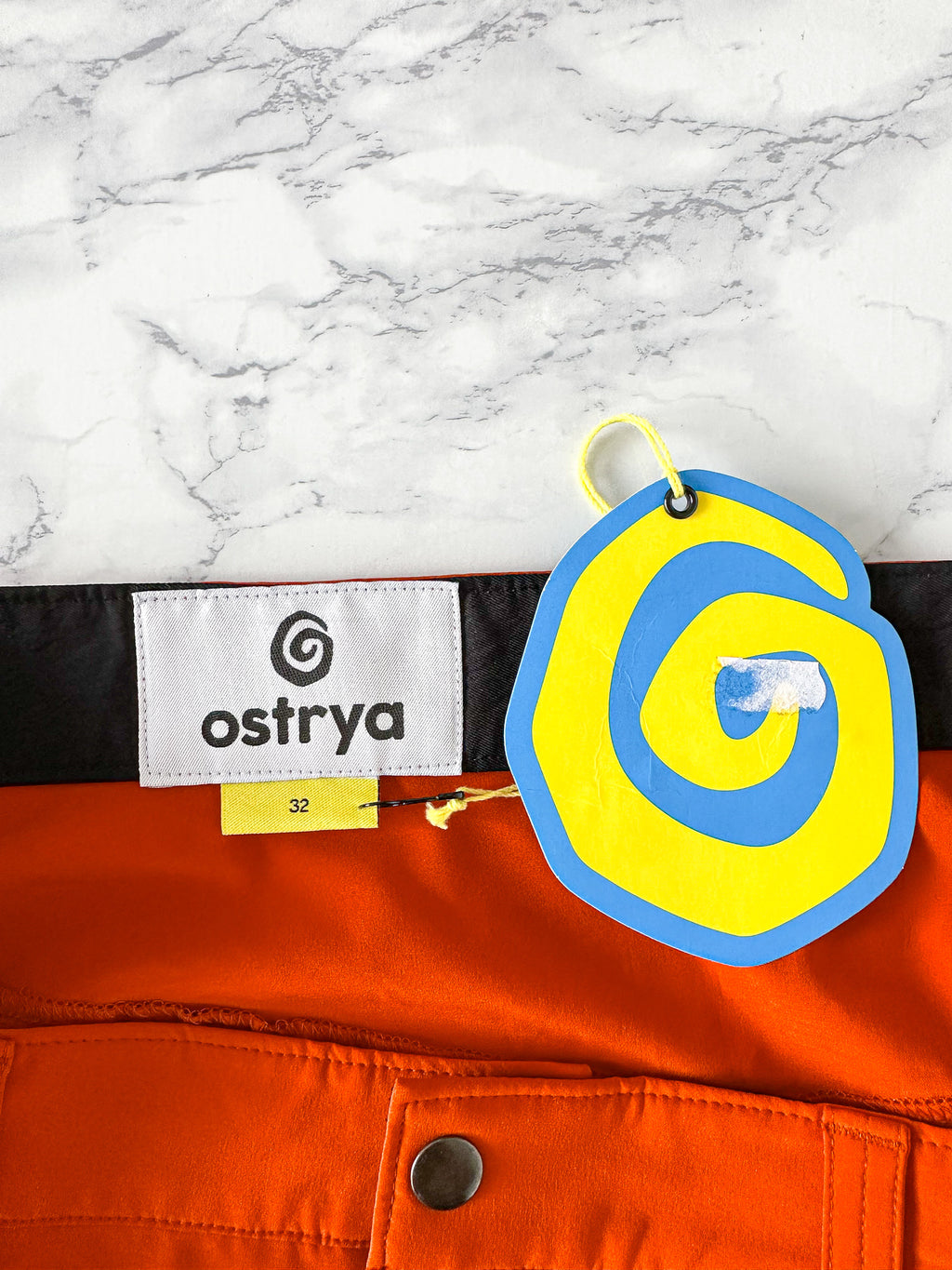 Ostrya Yarrow Hiking Shorts In Orange