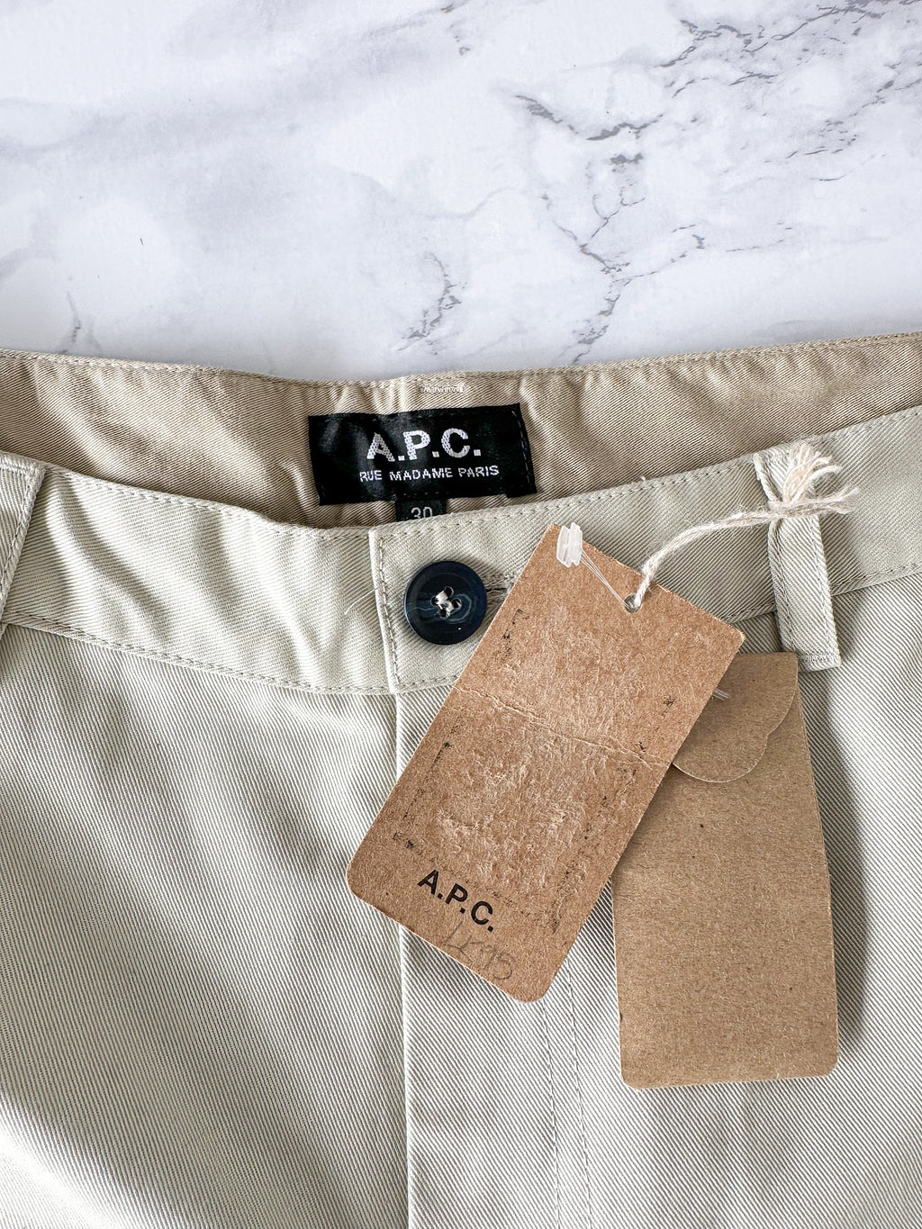 APC Paris Chino Stone Beige Trousers Pants