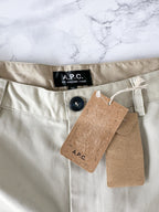 APC Paris Chino Stone Beige Trousers Pants