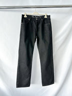 Raey Black Denim Boyfriend Straight Leg Dad Jeans