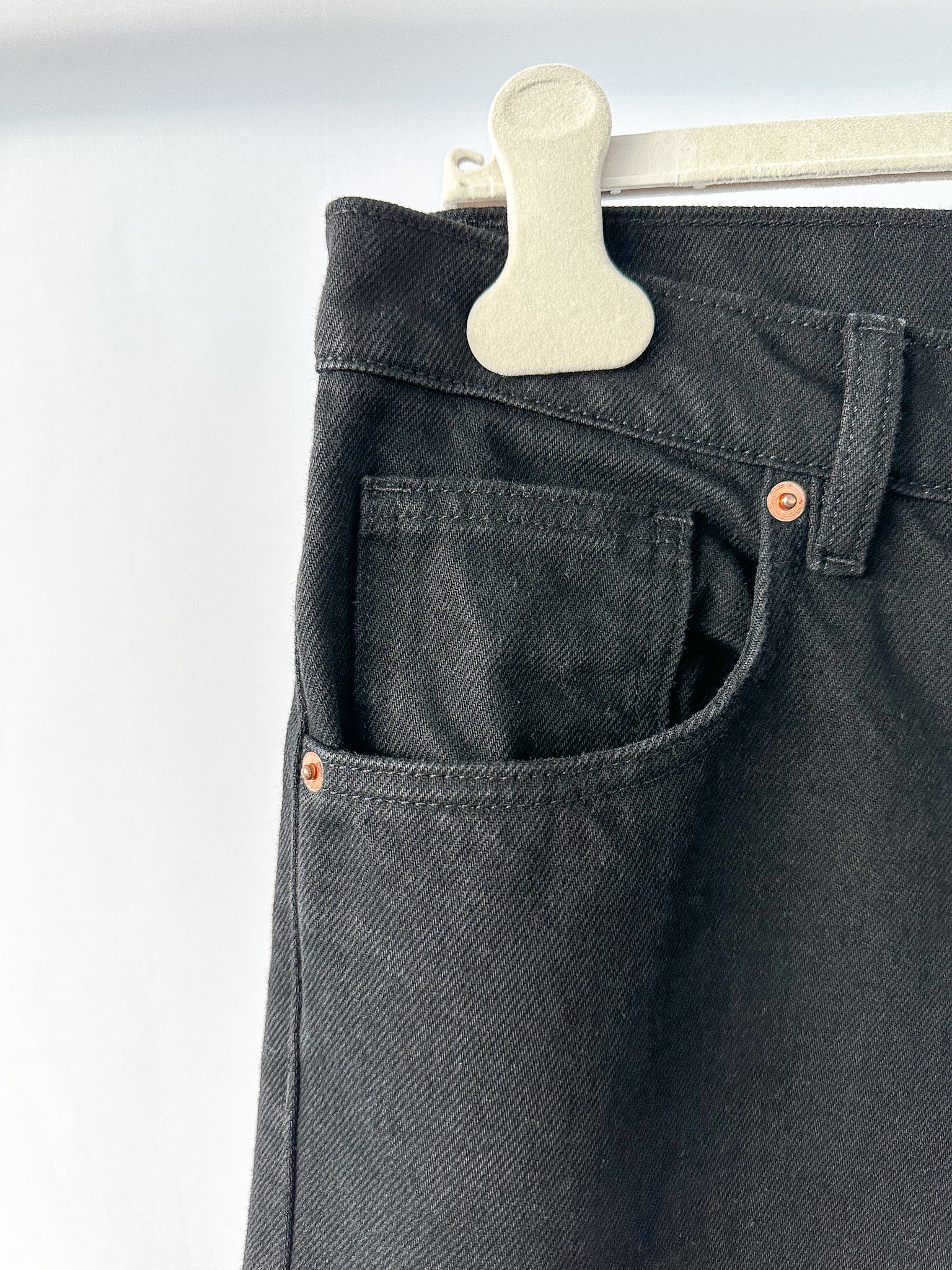 Raey Black Denim Boyfriend Straight Leg Dad Jeans