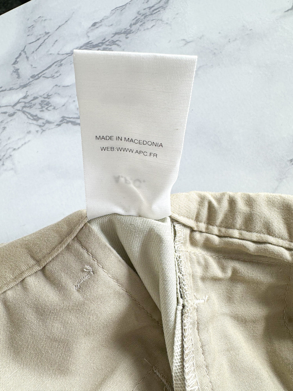 APC Paris Chino Stone Beige Trousers Pants