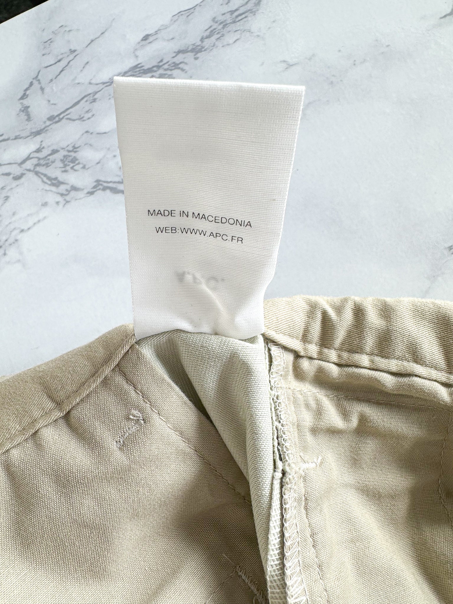 APC Paris Chino Stone Beige Trousers Pants