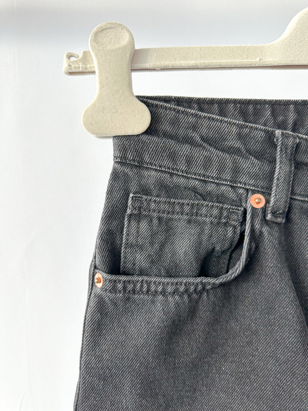 Raey Black Find Straight Leg Denim Jeans