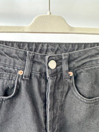 Raey Black Find Straight Leg Denim Jeans