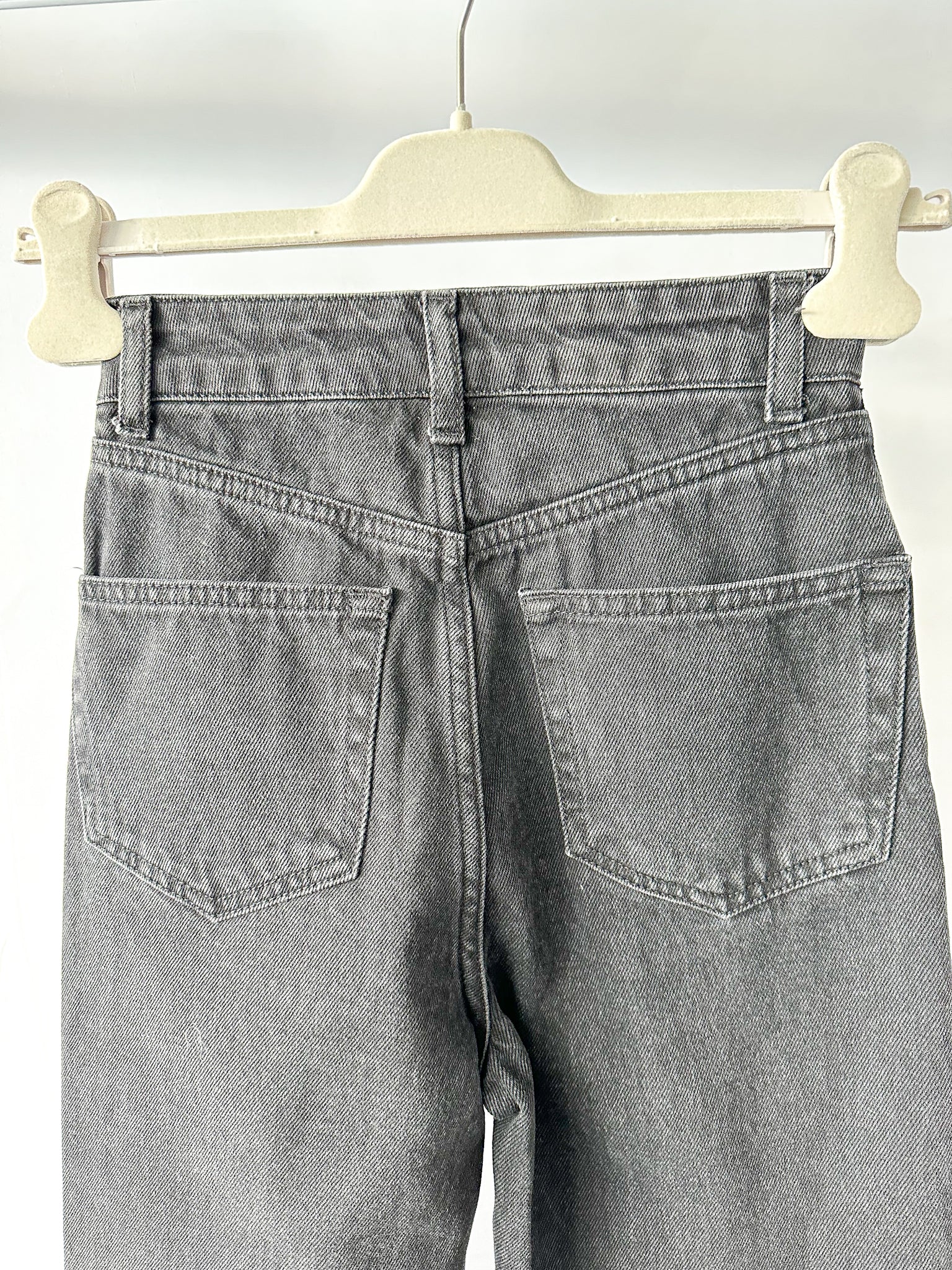 Raey Black Find Straight Leg Denim Jeans