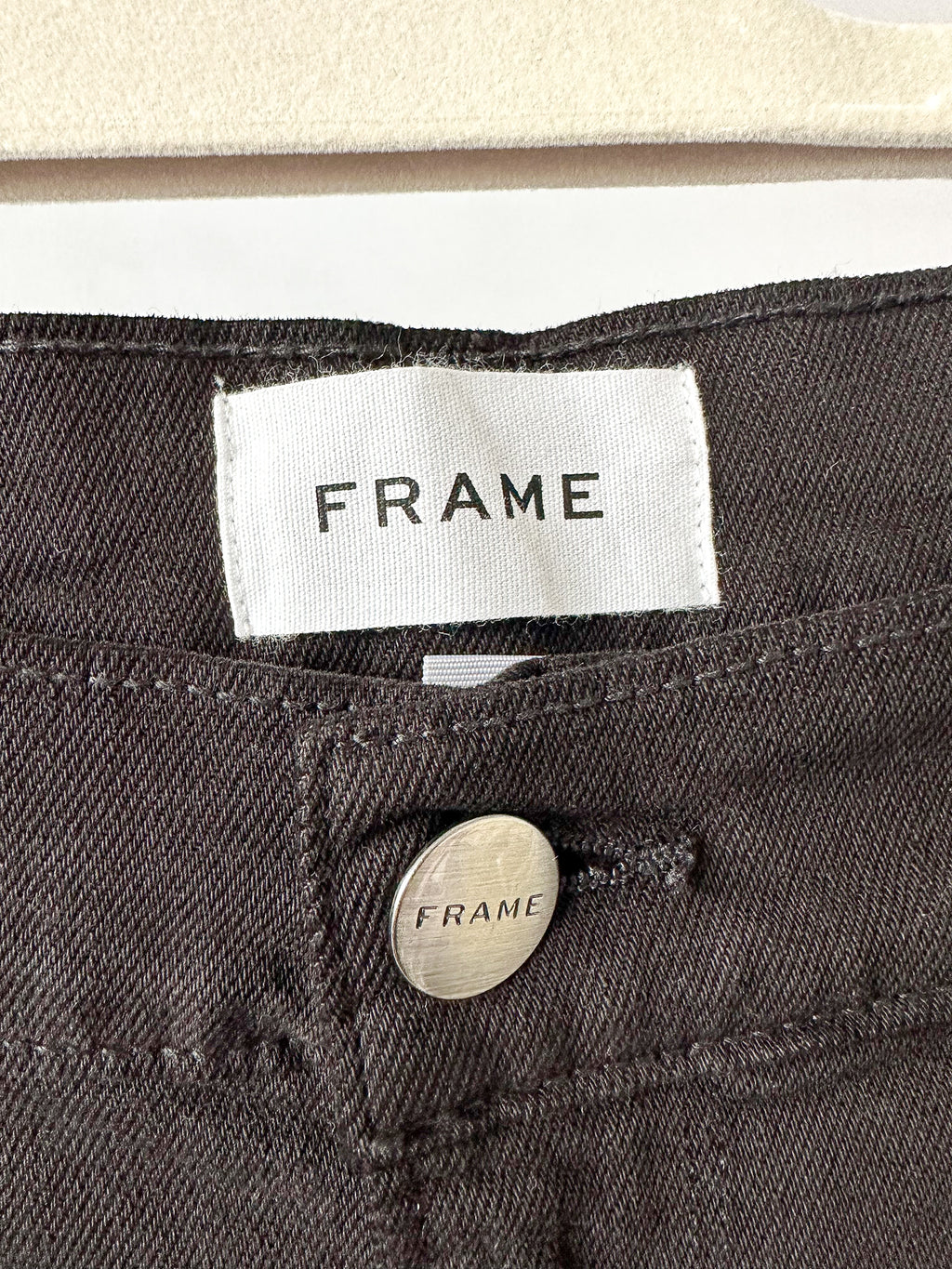 FRAME Black Le Palazzo Wide Leg Denim Jeans