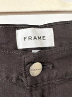 FRAME Black Le Palazzo Wide Leg Denim Jeans
