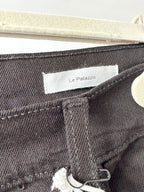 FRAME Black Le Palazzo Wide Leg Denim Jeans