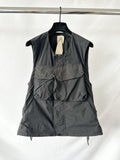 Ten C Mid Layer Vest In Black