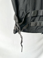 Ten C Mid Layer Vest In Black