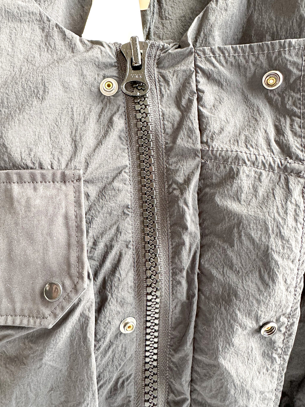 Ten C Mid Layer Vest In Black