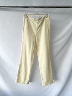 CO Collections Cream Straight Leg Trousers