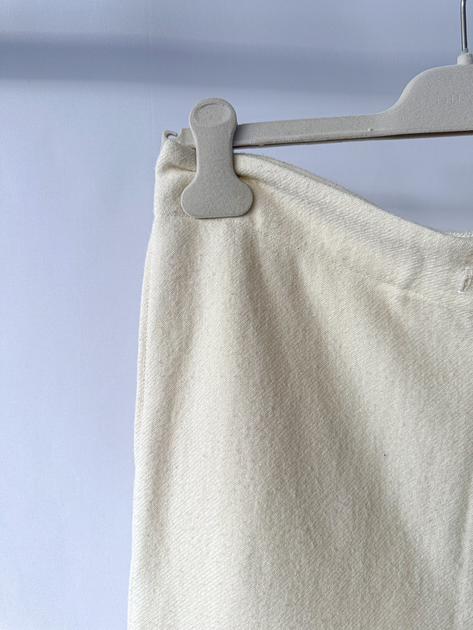 CO Collections Cream Straight Leg Trousers