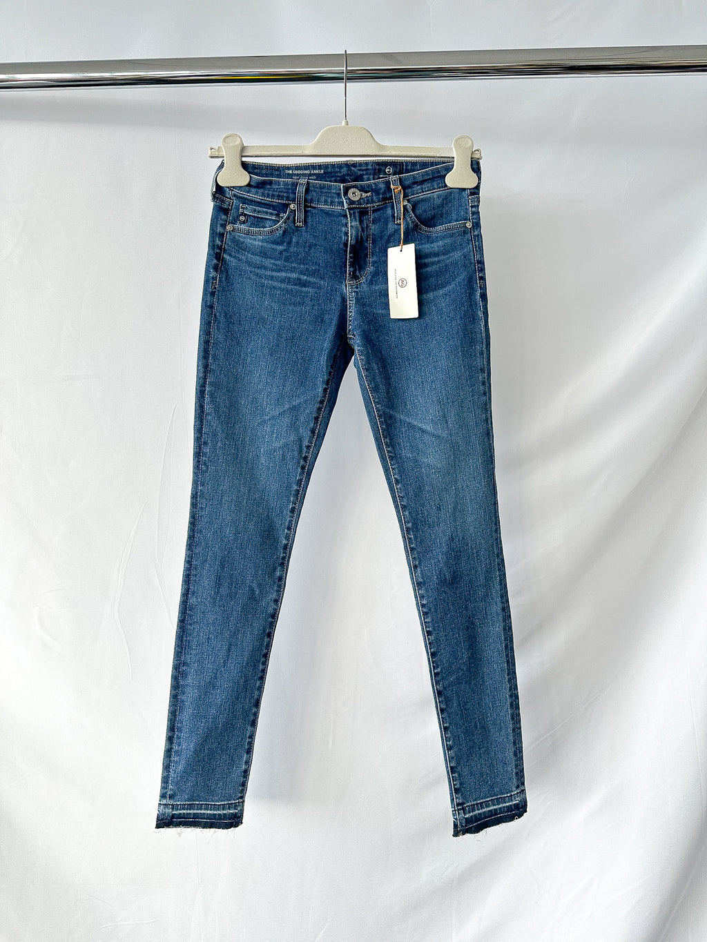 AG Jeans Denim Super Skinny Ankle Legging Blue Jeans