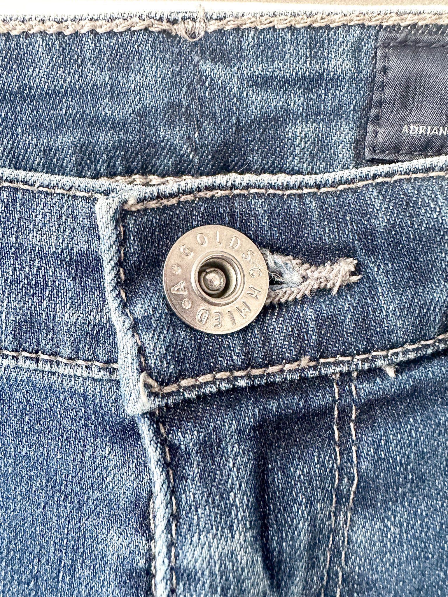 AG Jeans Denim Super Skinny Ankle Legging Blue Jeans