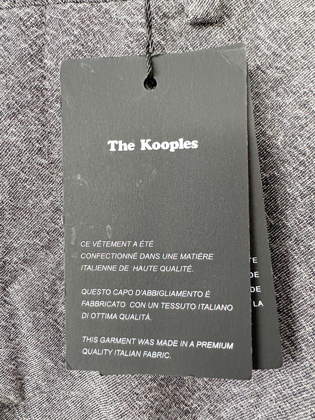 The Kooples Grey Wool Cropped Trousers