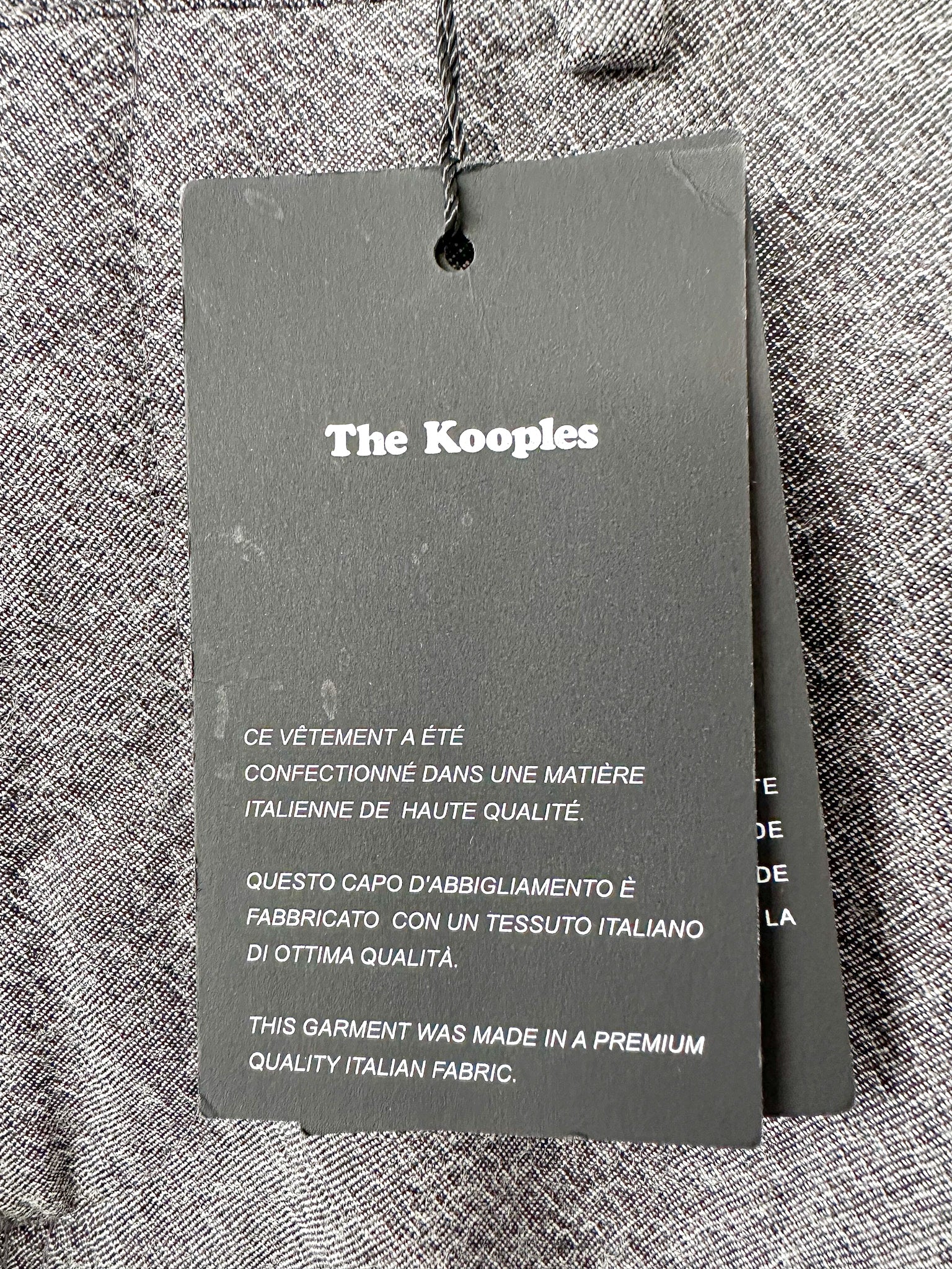 The Kooples Grey Wool Cropped Trousers