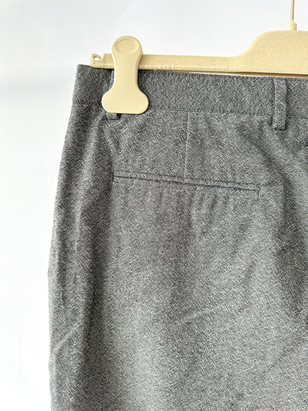 The Kooples Grey Wool Cropped Trousers