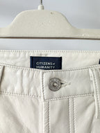 Citizens Of Humanity Isola Recycled Leather Cropped Boot Jeans
