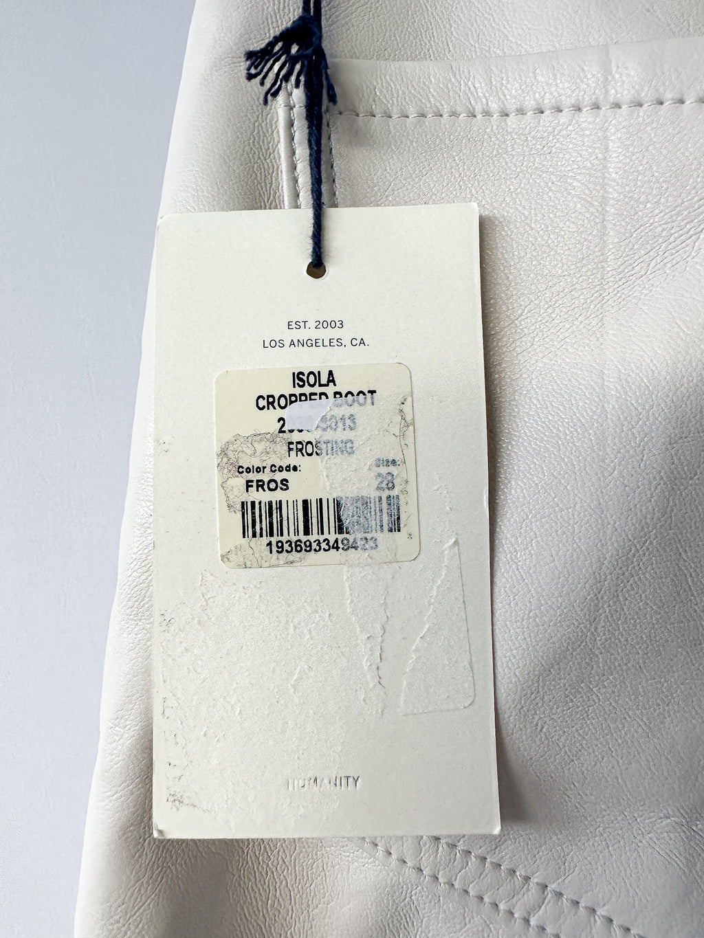 Citizens Of Humanity Isola Recycled Leather Cropped Boot Jeans