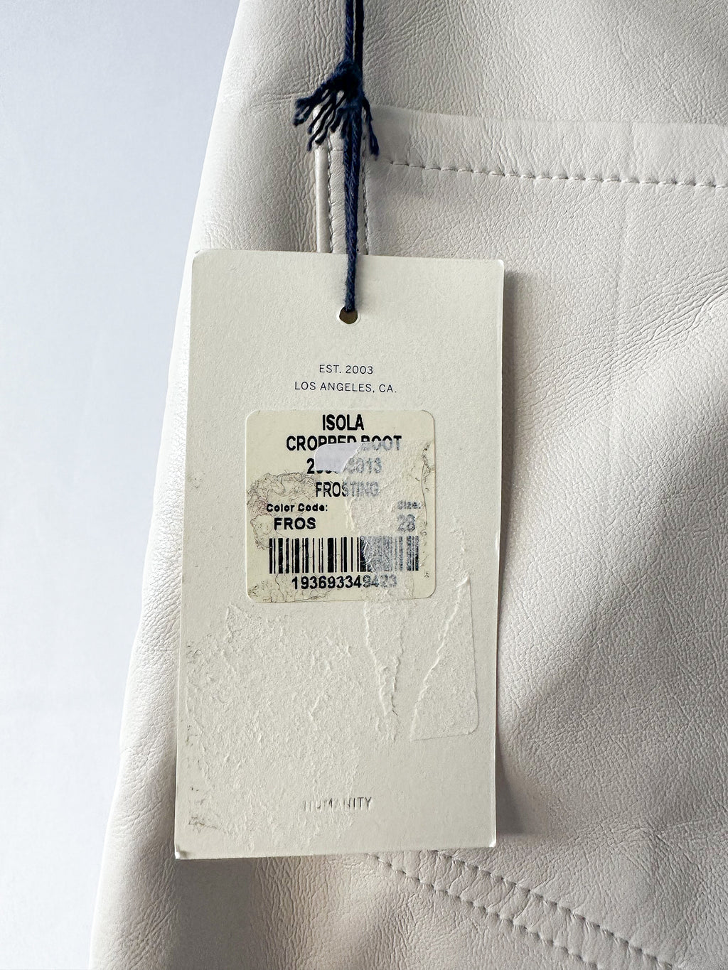 Citizens Of Humanity Isola Recycled Leather Cropped Boot Jeans