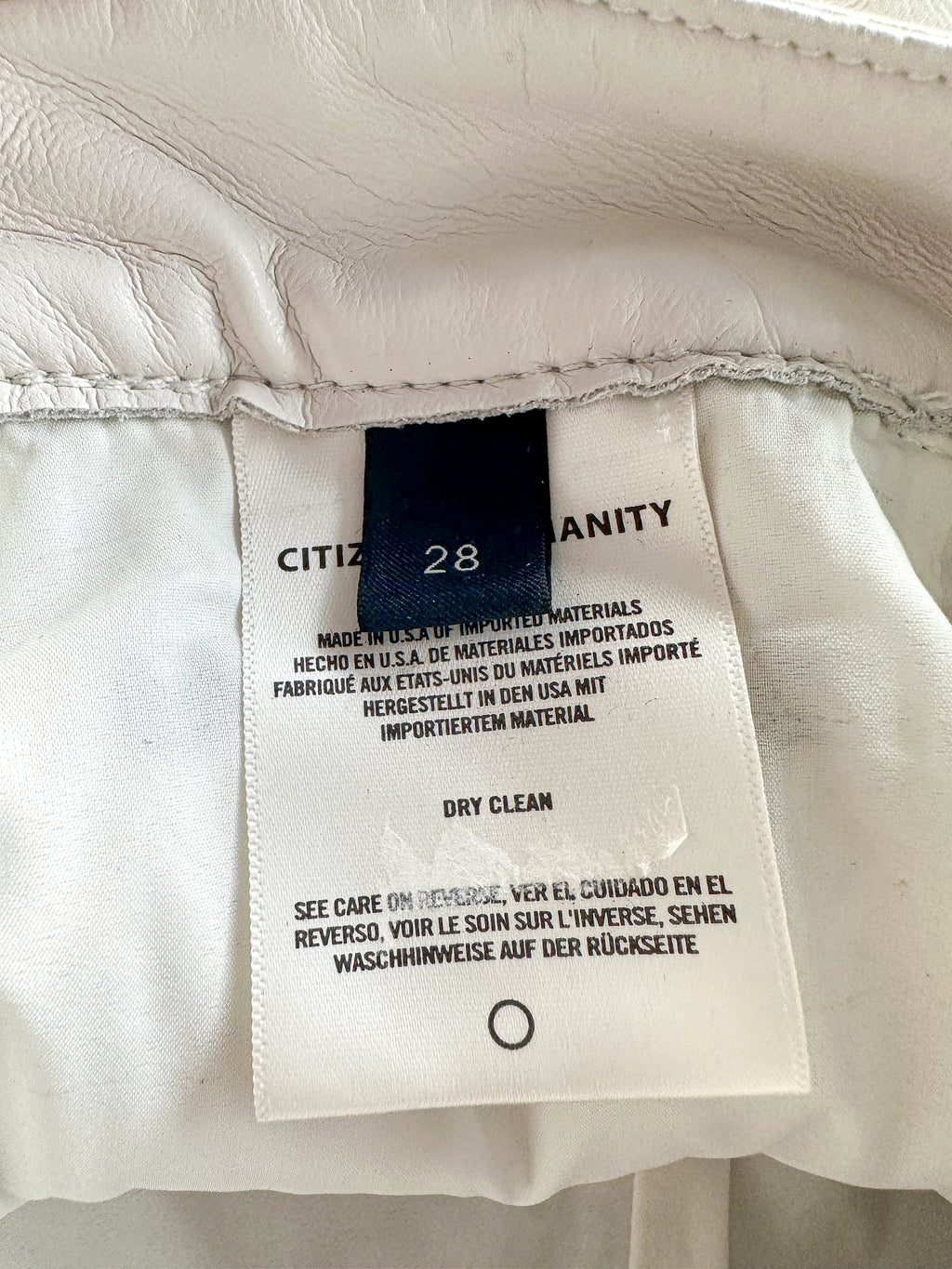 Citizens Of Humanity Isola Recycled Leather Cropped Boot Jeans