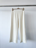 Pantalon large blanc épuré Toteme