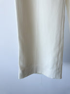 Pantalon large blanc épuré Toteme