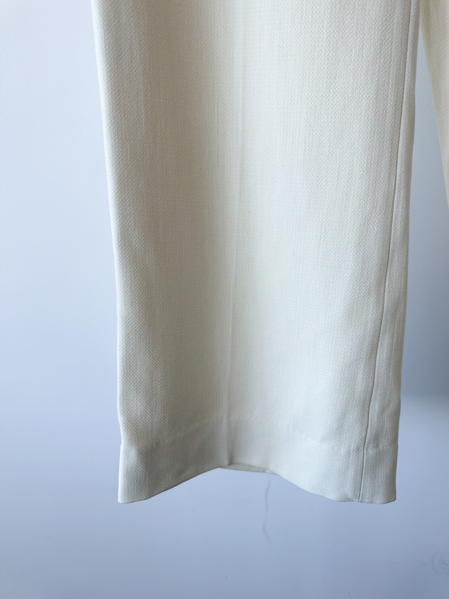 Pantalon large blanc épuré Toteme