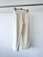 Pantalon large blanc épuré Toteme