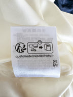 Pantalon large blanc épuré Toteme