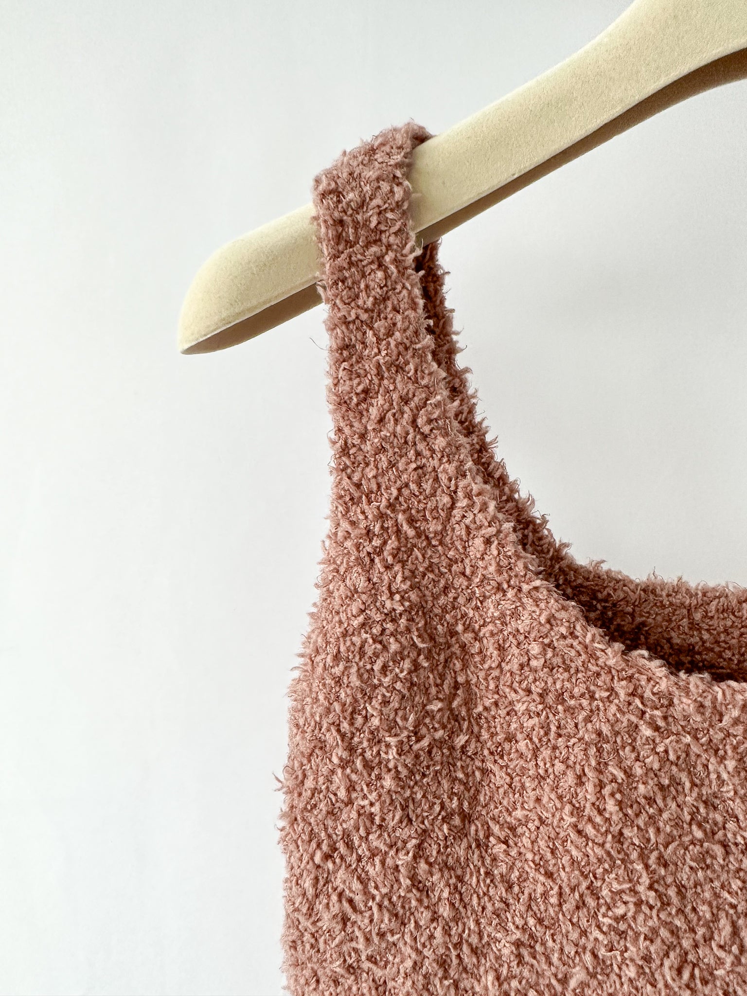 Skims Cozy Bouclé Teddy Sleeveless Vest Top