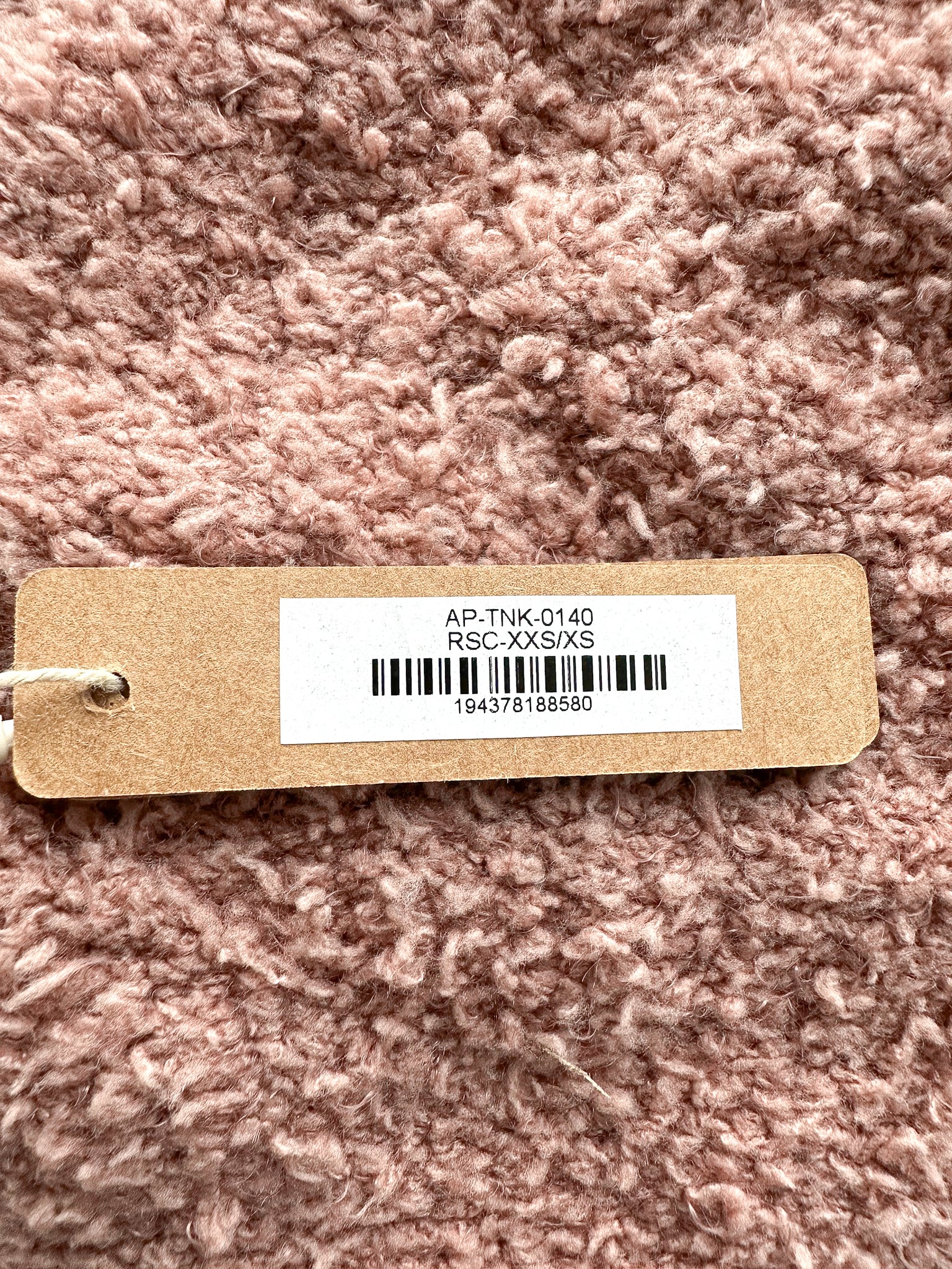 Skims Cozy Bouclé Teddy Sleeveless Vest Top