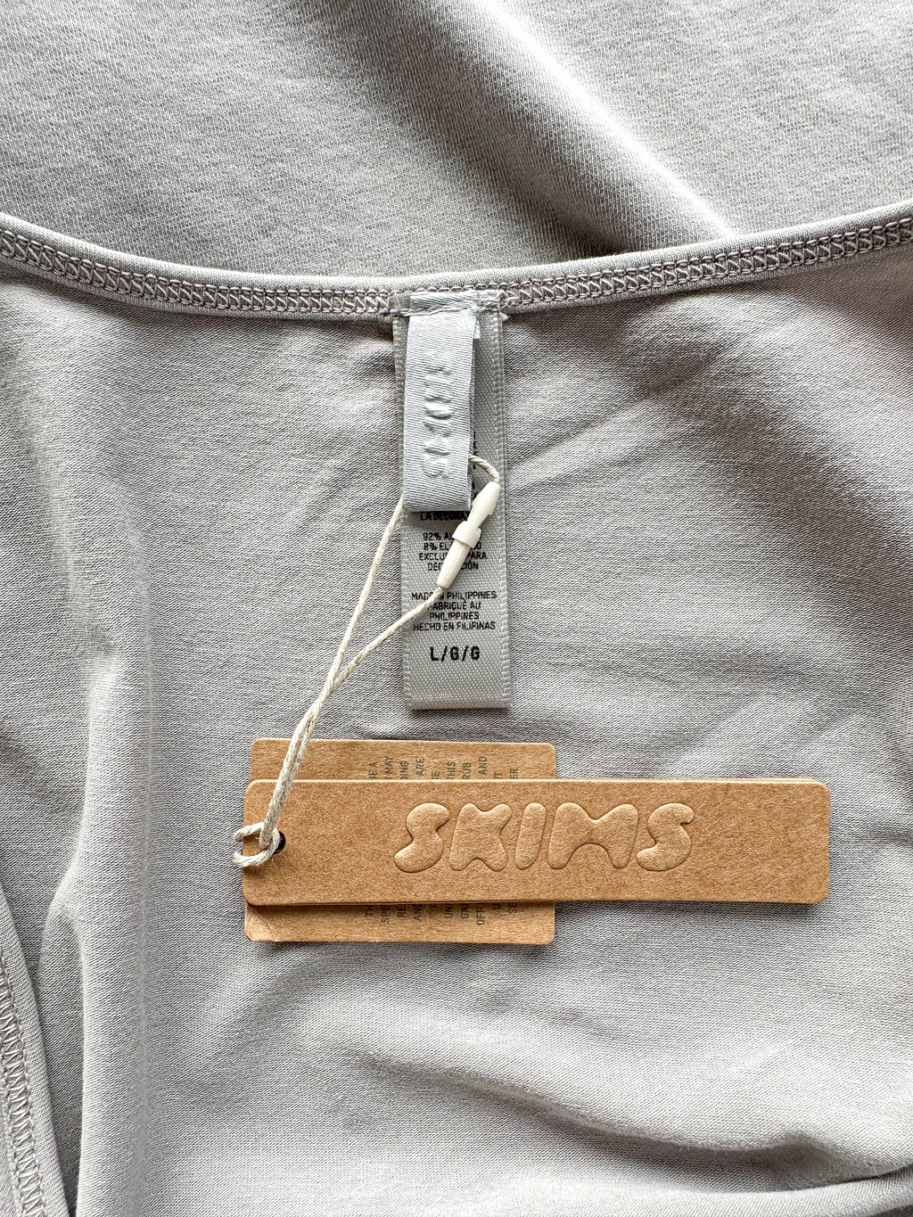 Skims graues Tanktop mit Rundhalsausschnitt